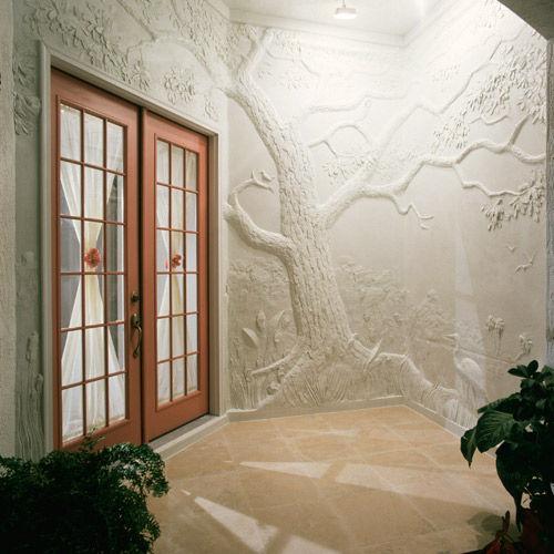 50 mẫu tranh phù điêu xi măng tường rào đẹp nhất 11 Carving Art out of Concrete - Concrete Decor