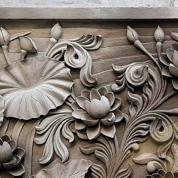 Hướng dẫn chi tiết xử lý vết nứt tranh phù điêu xi măng 9 CEMENT WALL MURAL ART +919004366968